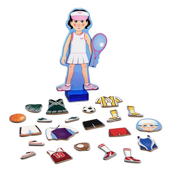 Продукт Melissa and Doug - Джулия с магнитни дрехи - 0 - BG Hlapeta
